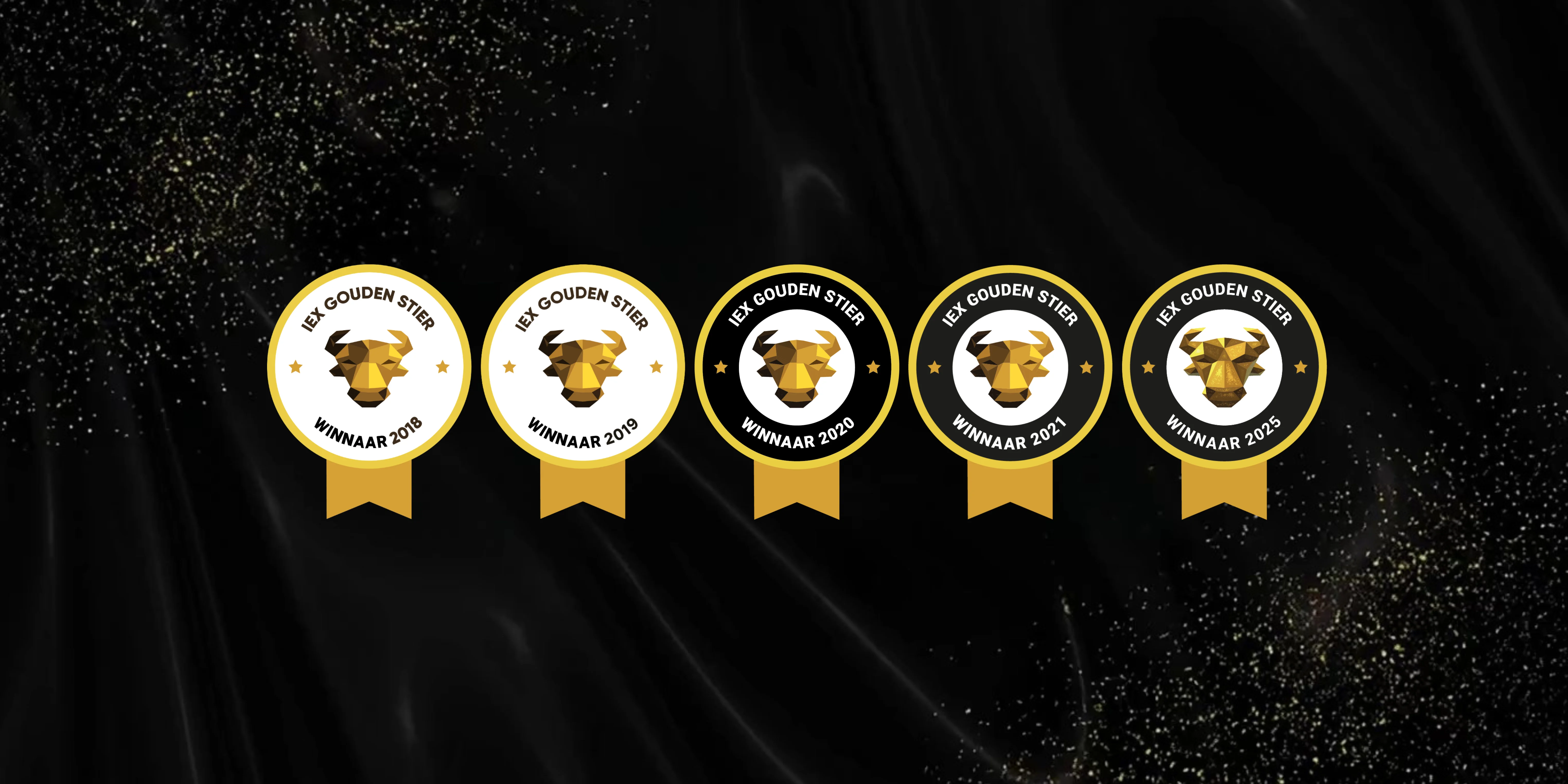 5 Gouden Stieren 2018 2019 2020 2021 2025